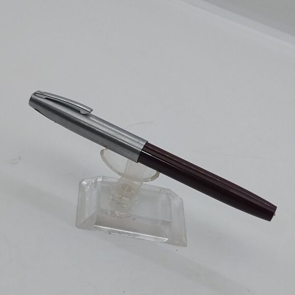 ⁦قلم حبر جاف Sheaffer Imperial عتيق بحالة ممتازة، رأس F بلون عنابي، الولايات المتحدة الأمريكية رقم 11596⁩ - الصورة ⁦18⁩