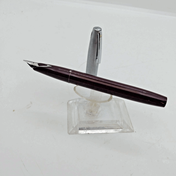 قلم حبر جاف Sheaffer Imperial عتيق بحالة ممتازة، رأس F بلون عنابي، الولايات المتحدة الأمريكية رقم 11596