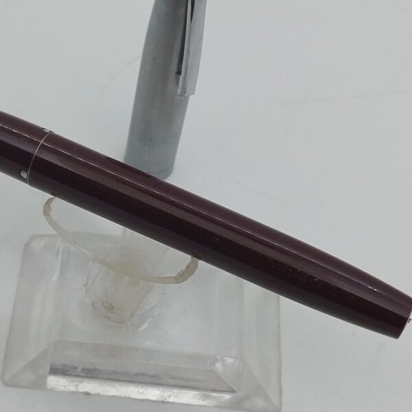 ⁦قلم حبر جاف Sheaffer Imperial عتيق بحالة ممتازة، رأس F بلون عنابي، الولايات المتحدة الأمريكية رقم 11596⁩ - الصورة ⁦7⁩