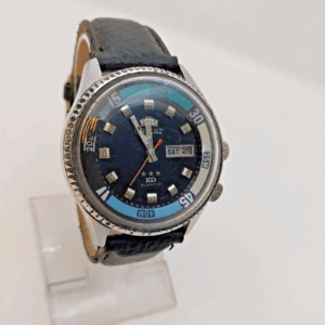 ساعة أورينت العتيقة 694670 kd King Diver، 21J، يوم/تاريخ 42 مم، اليابان رقم 11482