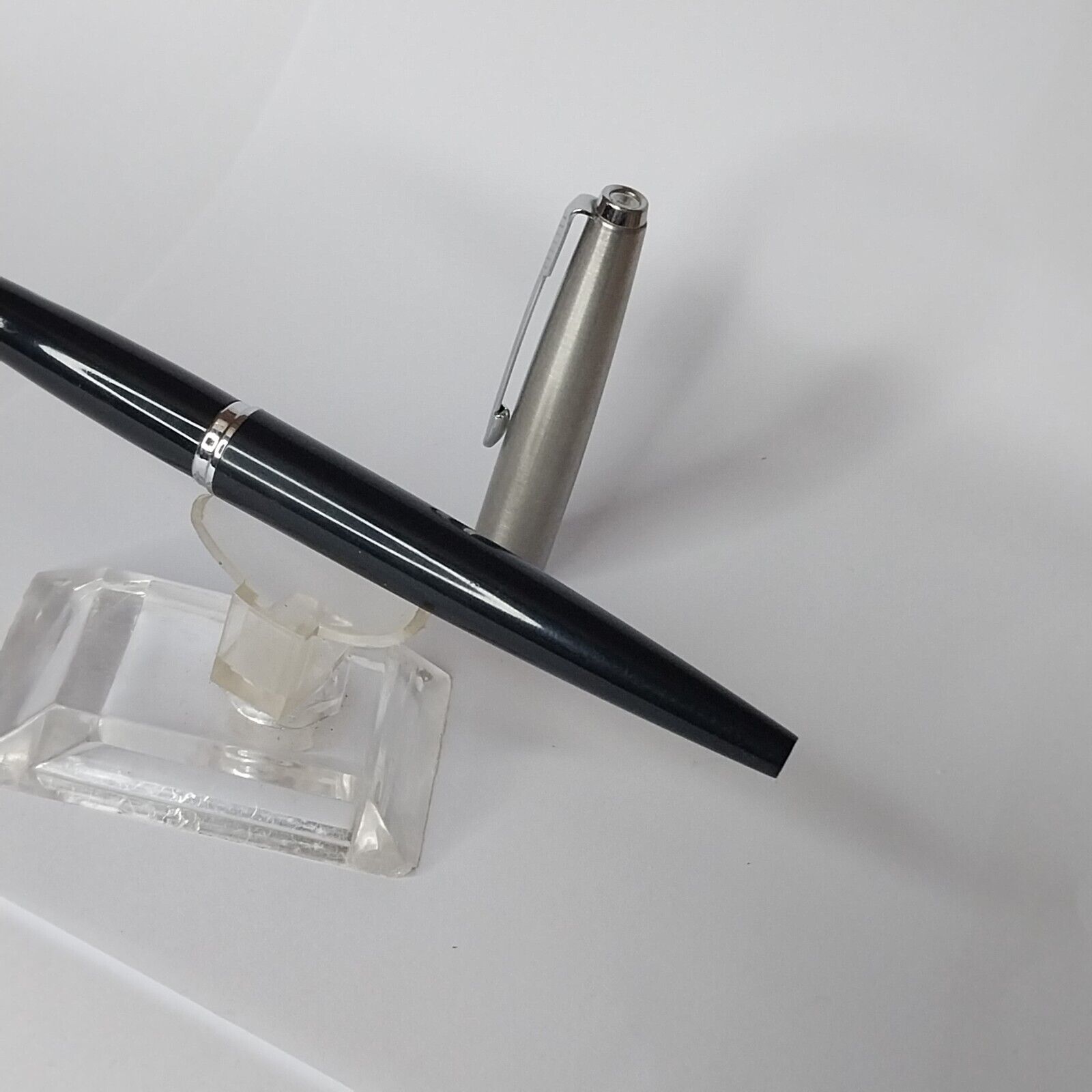 ⁦قلم حبر باركر 45 عتيق، الولايات المتحدة الأمريكية، رأس F، لون أسود، رقم 11488⁩ - الصورة ⁦8⁩