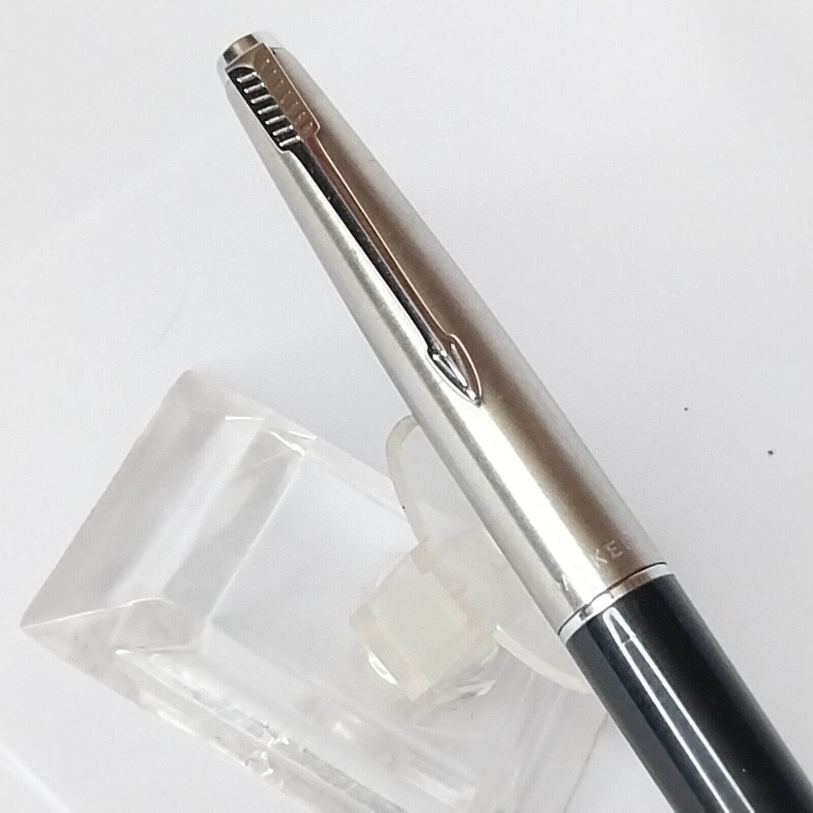 Vintage Parker 45 Fountain Pen ,USA , F Nib, Black Color , #11489 - Image 18