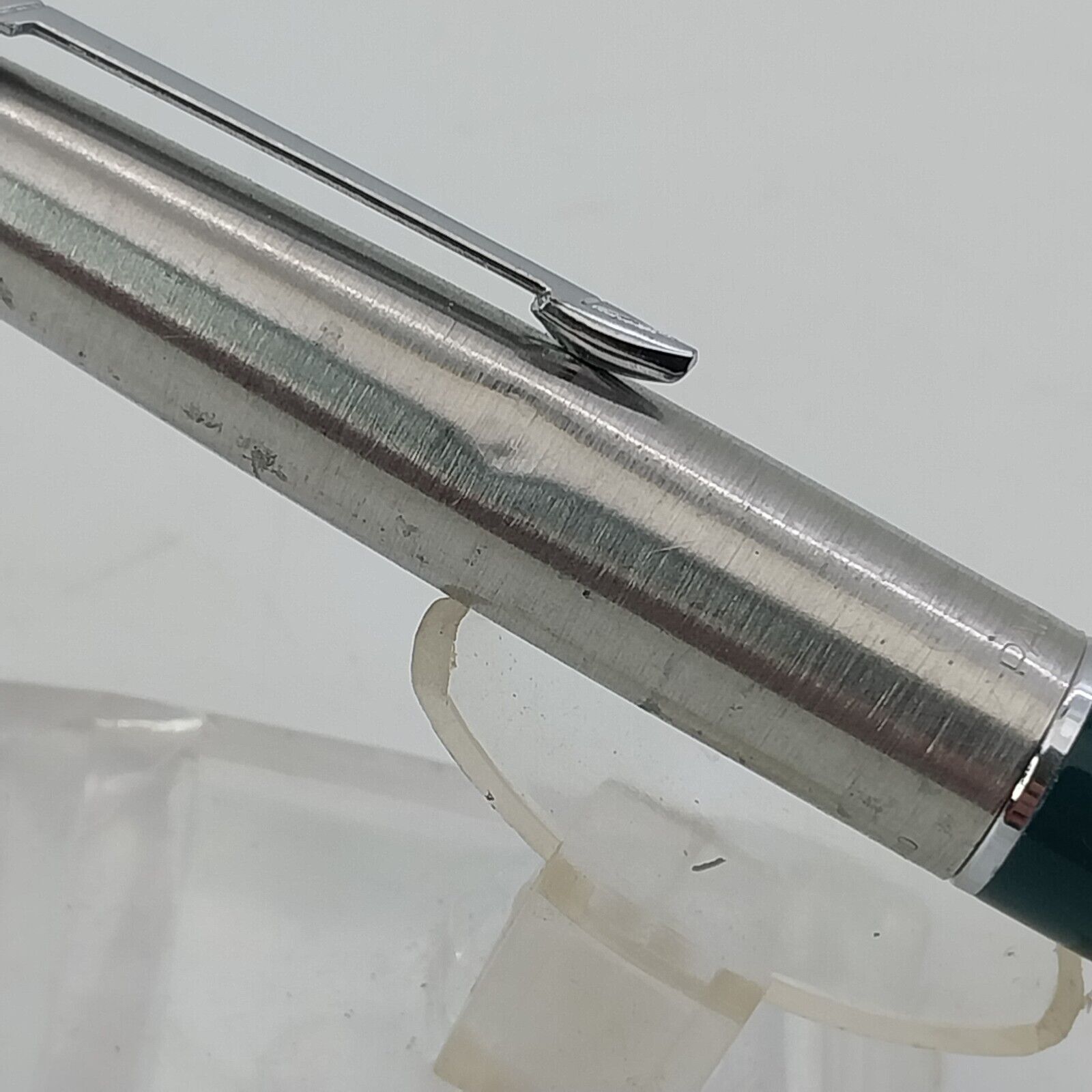 ⁦قلم حبر باركر 45 عتيق، الولايات المتحدة الأمريكية، رأس F، لون أخضر، رقم 11494⁩ - الصورة ⁦11⁩