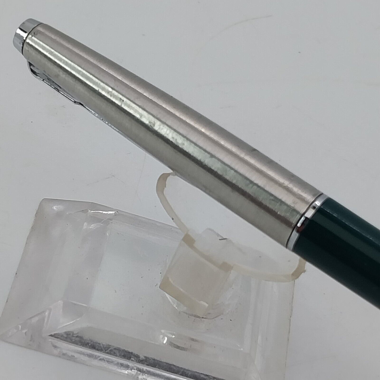 ⁦قلم حبر باركر 45 عتيق، الولايات المتحدة الأمريكية، رأس F، لون أخضر، رقم 11494⁩ - الصورة ⁦15⁩