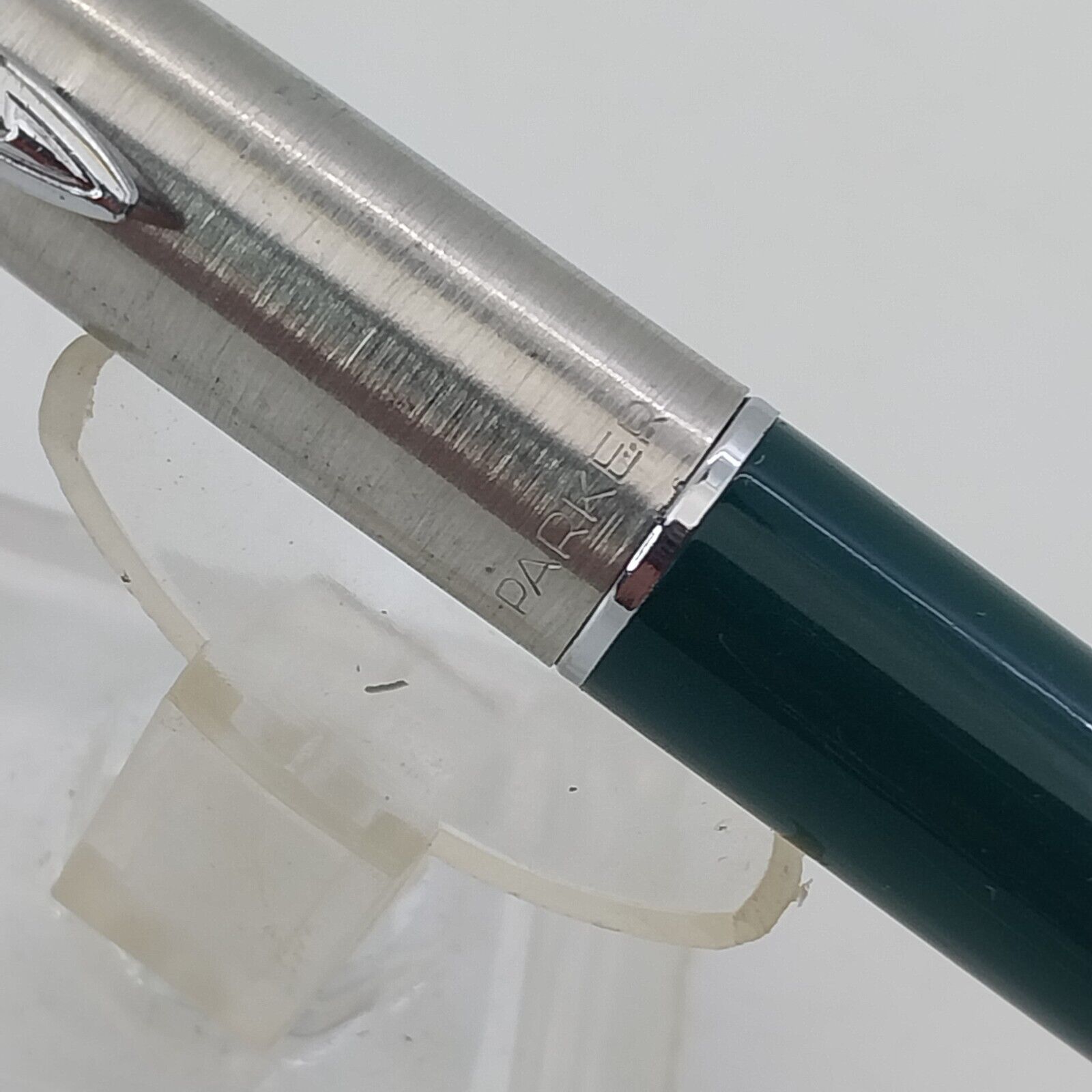 ⁦قلم حبر باركر 45 عتيق، الولايات المتحدة الأمريكية، رأس F، لون أخضر، رقم 11494⁩ - الصورة ⁦16⁩