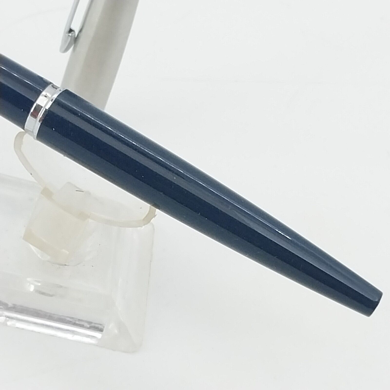 ⁦قلم حبر باركر 45 عتيق، الولايات المتحدة الأمريكية، رأس متوسط، لون أزرق داكن، رقم 11491⁩ - الصورة ⁦10⁩