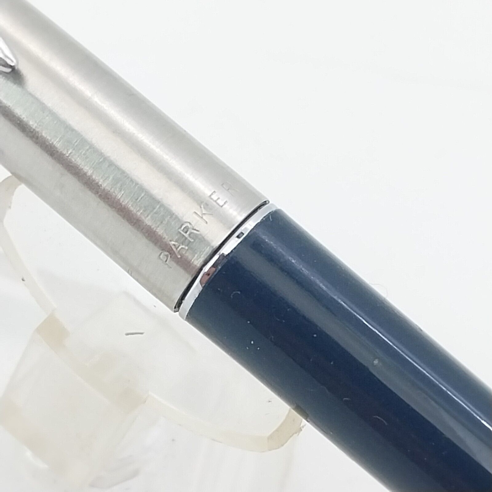 ⁦قلم حبر باركر 45 عتيق، الولايات المتحدة الأمريكية، رأس متوسط، لون أزرق داكن، رقم 11491⁩ - الصورة ⁦13⁩