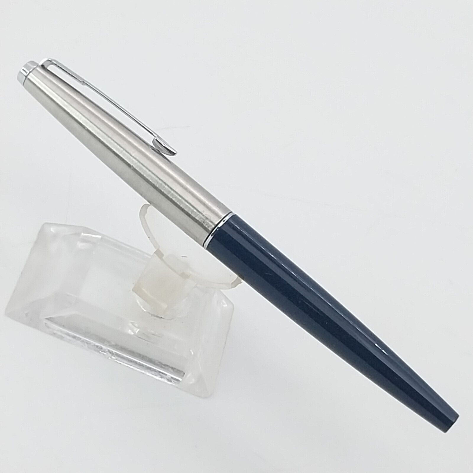 ⁦قلم حبر باركر 45 عتيق، الولايات المتحدة الأمريكية، رأس متوسط، لون أزرق داكن، رقم 11491⁩ - الصورة ⁦16⁩