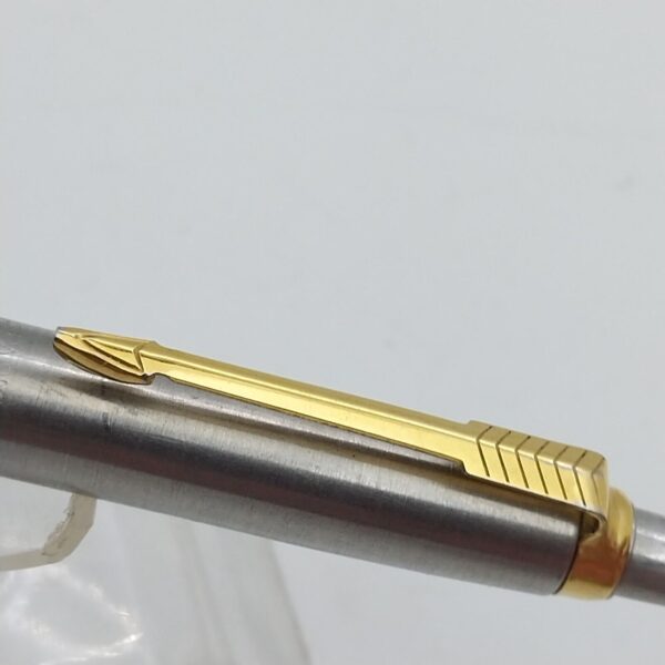⁦قلم حبر جاف Vintage Parker Jotter Flighter ذو رأس ذهبي، UK T.II 2005 #11562⁩ - الصورة ⁦6⁩