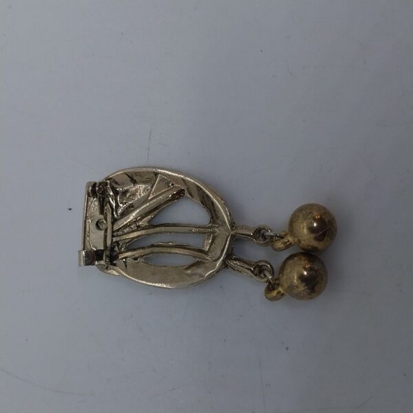 Vintage Pin Brooch , Gold Tone 1.9" long - Image 4