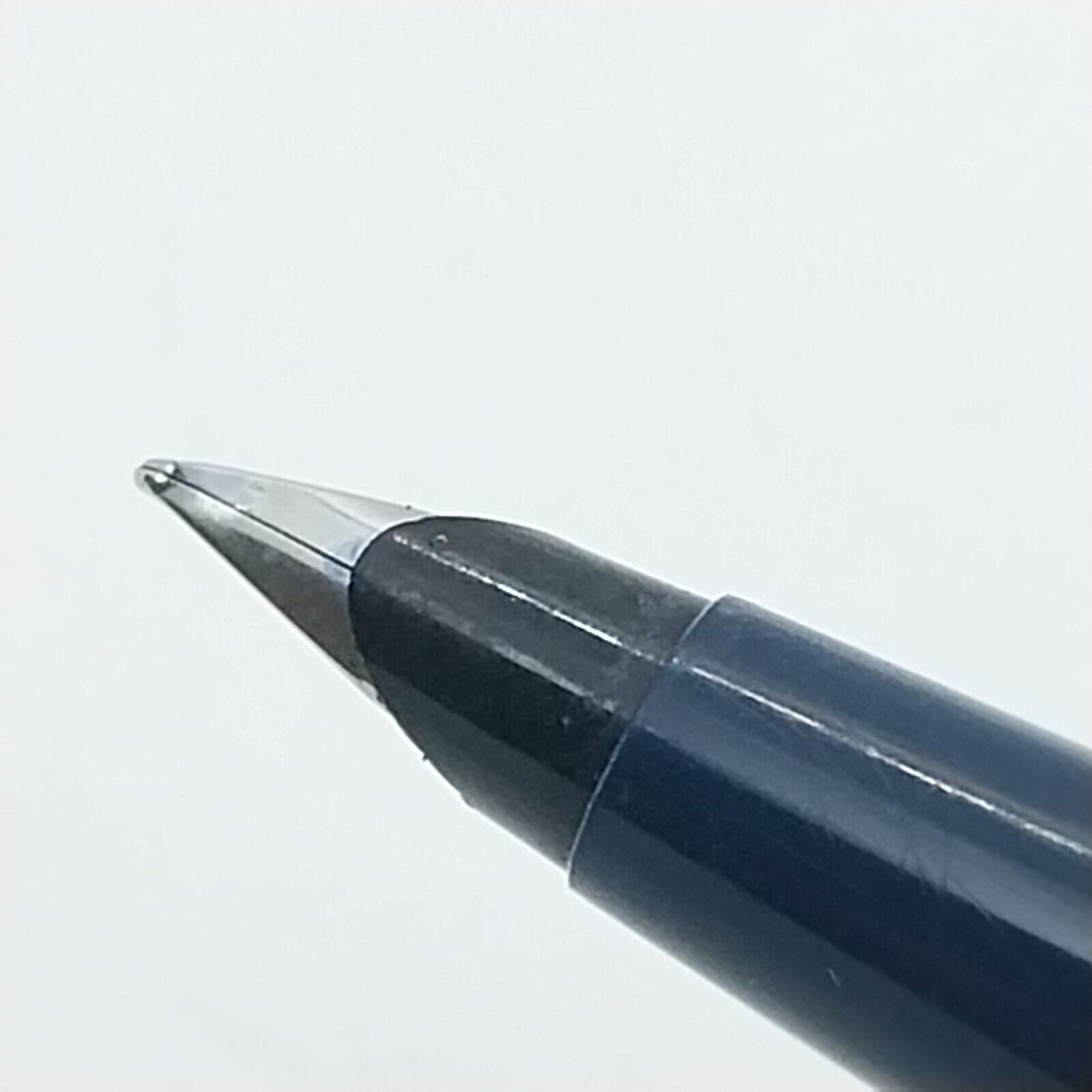 ⁦قلم حبر باركر 45 النادر، بحالة ممتازة، رأس متوسط، لون كحلي، الولايات المتحدة الأمريكية رقم 11531⁩ - الصورة ⁦3⁩