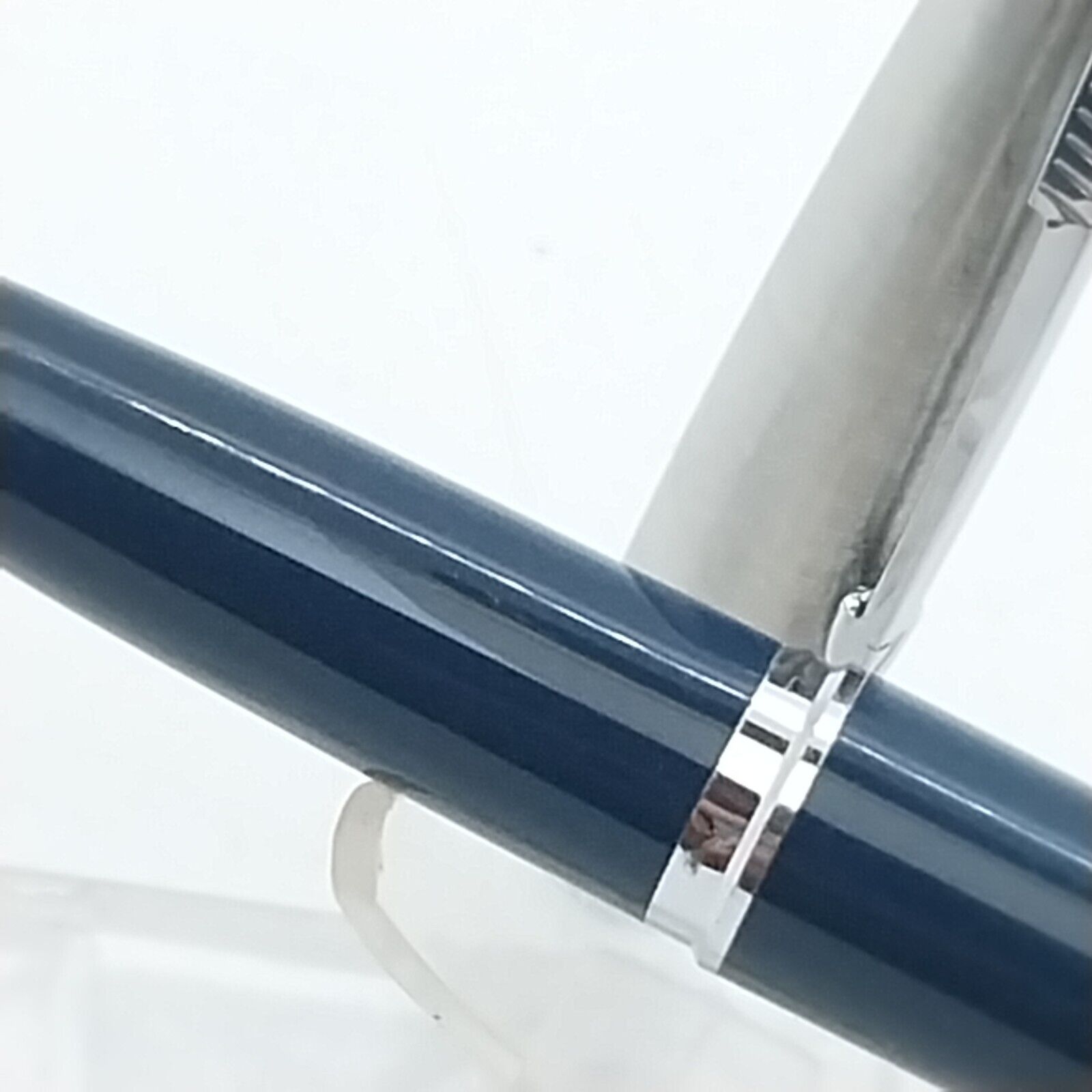 ⁦قلم حبر باركر 45 النادر، بحالة ممتازة، رأس متوسط، لون كحلي، الولايات المتحدة الأمريكية رقم 11531⁩ - الصورة ⁦6⁩