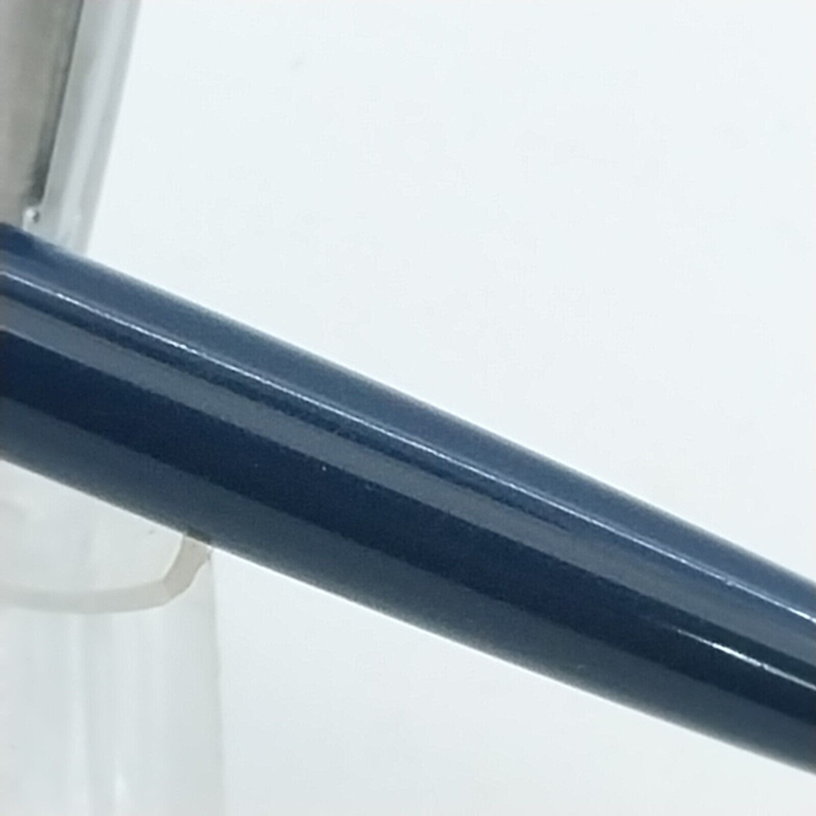 ⁦قلم حبر باركر 45 النادر، بحالة ممتازة، رأس متوسط، لون كحلي، الولايات المتحدة الأمريكية رقم 11531⁩ - الصورة ⁦7⁩