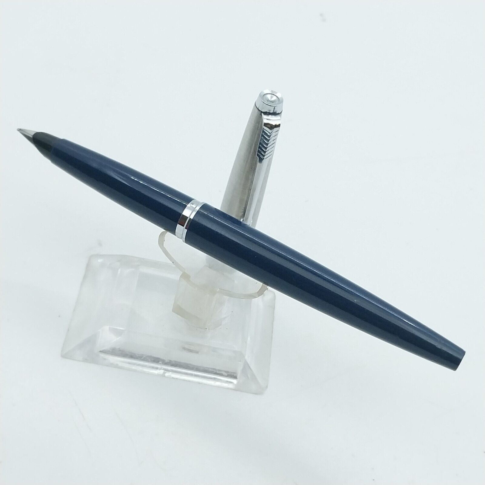 قلم حبر باركر 45 النادر، بحالة ممتازة، رأس متوسط، لون كحلي، الولايات المتحدة الأمريكية رقم 11531