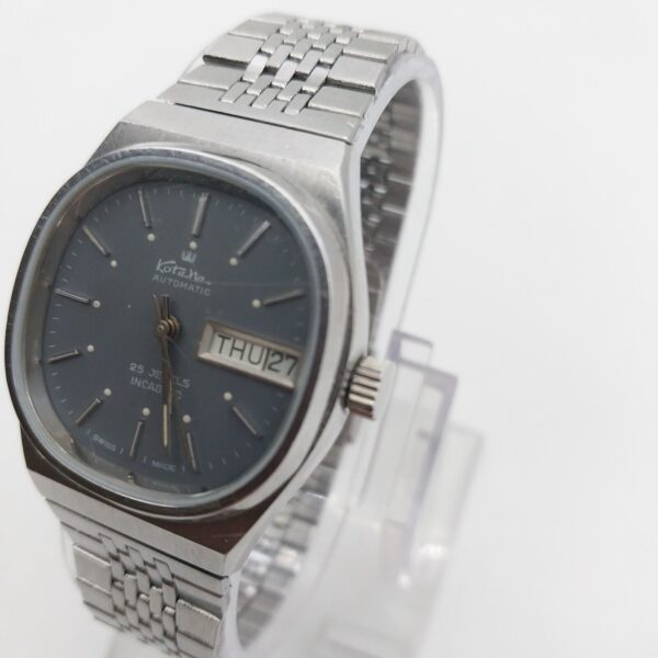 Vintage Rare Automatic Kotana incabloc 25Jewels ,Day/Date ,Swiss #11327 - Image 4