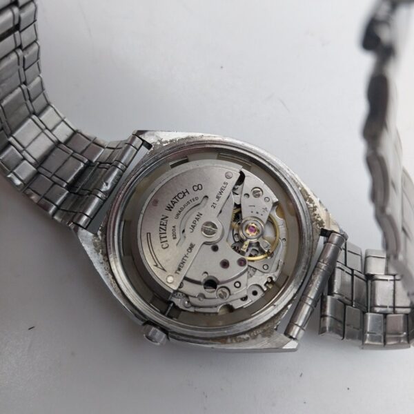 ⁦ساعة Citizen Eagle 8200 العتيقة النادرة، أوتوماتيكية، مرصعة بـ 21 جوهرة، يابانية، مقاس 35 مم، رقم 11434⁩ - الصورة ⁦10⁩