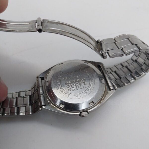 ⁦ساعة Citizen Eagle 8200 العتيقة النادرة، أوتوماتيكية، مرصعة بـ 21 جوهرة، يابانية، مقاس 35 مم، رقم 11434⁩ - الصورة ⁦7⁩