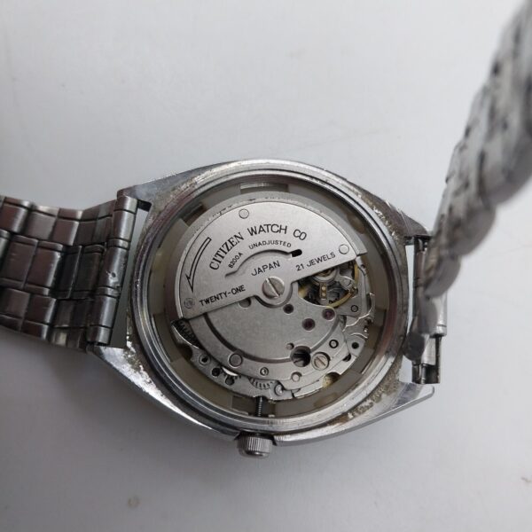 ⁦ساعة Citizen Eagle 8200 العتيقة النادرة، أوتوماتيكية، مرصعة بـ 21 جوهرة، يابانية، مقاس 35 مم، رقم 11434⁩ - الصورة ⁦9⁩