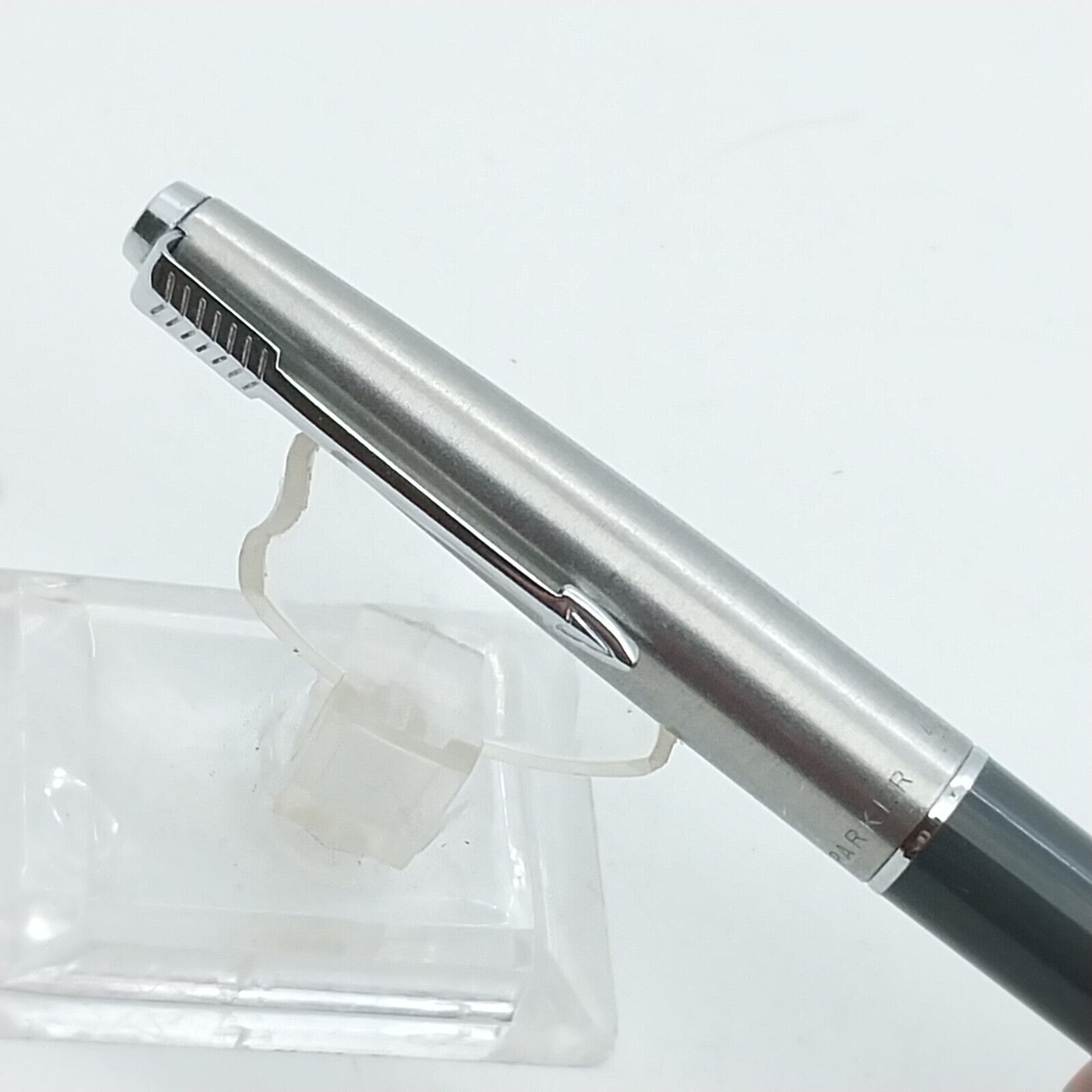 Vintage Rare Mint Parker 45 Fountain Pen, F Nib ,Grey color, USA #11530 - Image 12