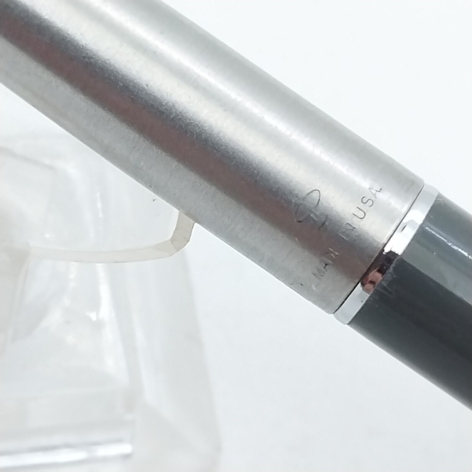 Vintage Rare Mint Parker 45 Fountain Pen, F Nib ,Grey color, USA #11530 - Image 14