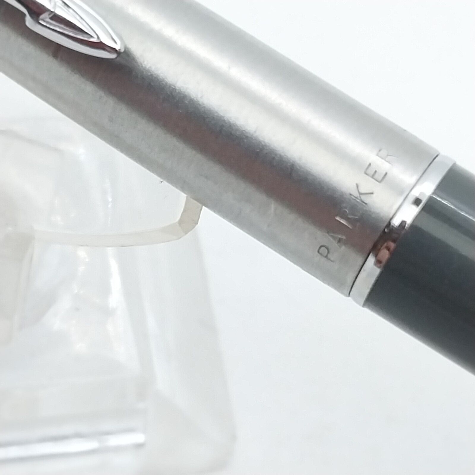 Vintage Rare Mint Parker 45 Fountain Pen, F Nib ,Grey color, USA #11530 - Image 16