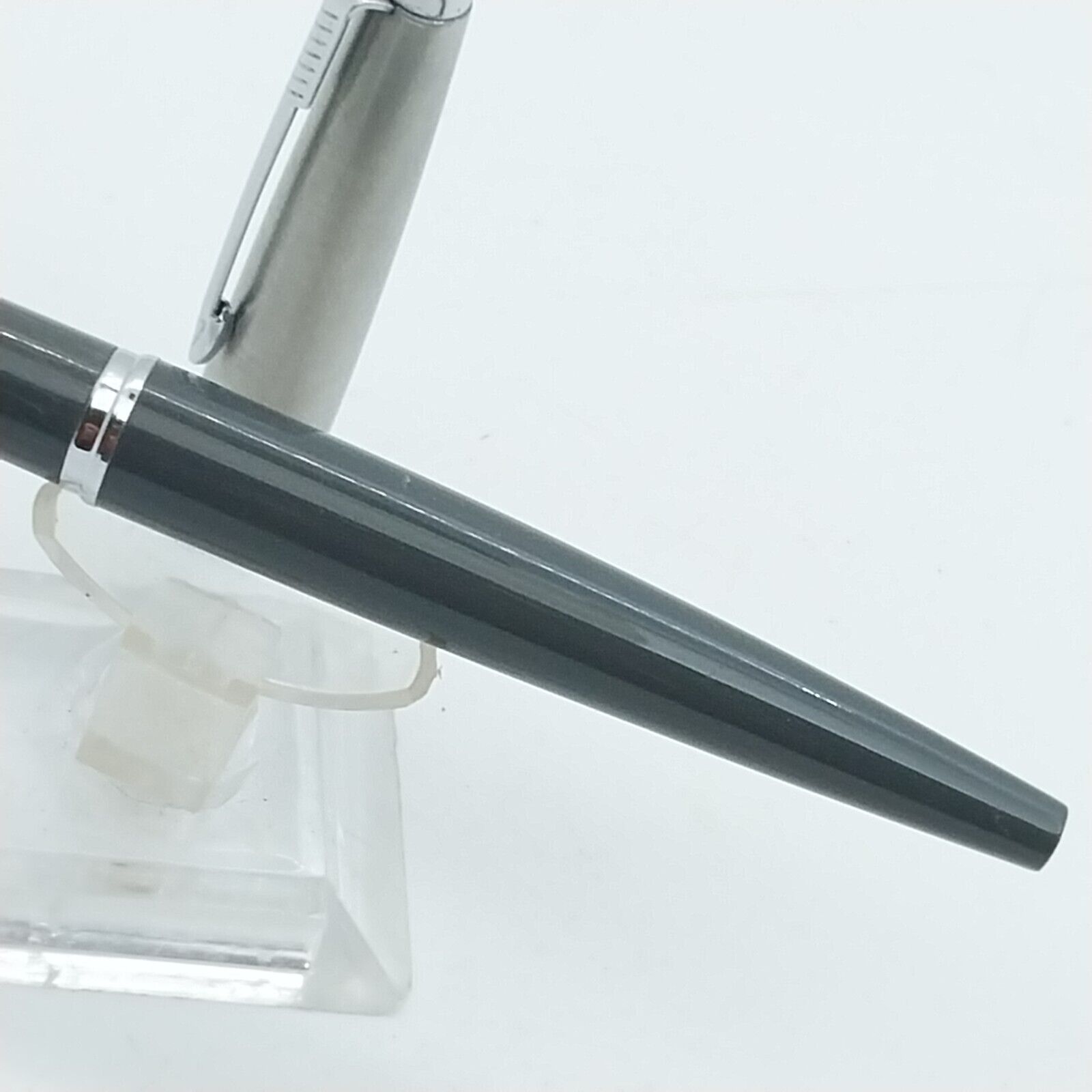 Vintage Rare Mint Parker 45 Fountain Pen, F Nib ,Grey color, USA #11530 - Image 9