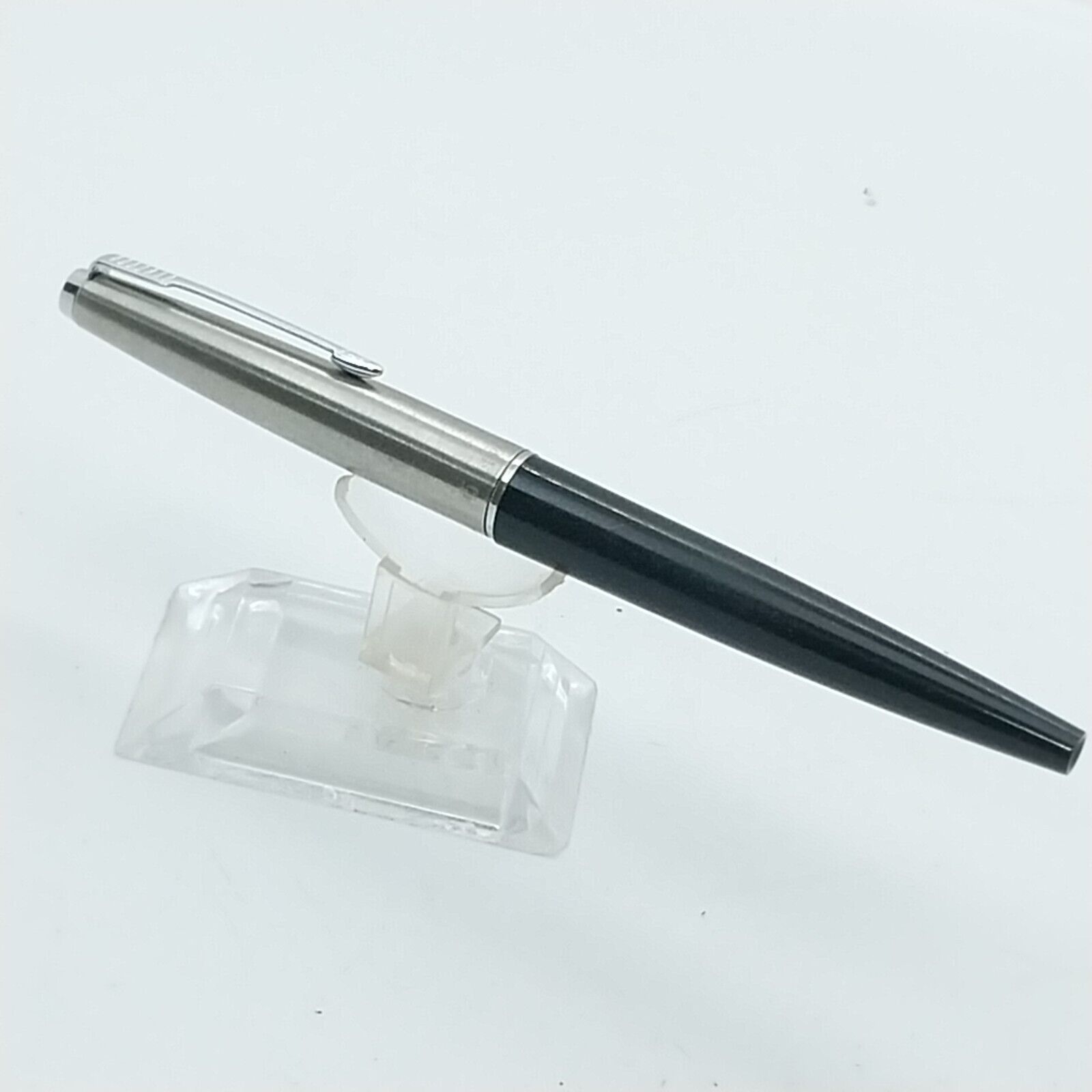 ⁦قلم حبر باركر 45 النادر، ذو رأس رفيع، لون أسود، إنجلترا #11537⁩ - الصورة ⁦15⁩