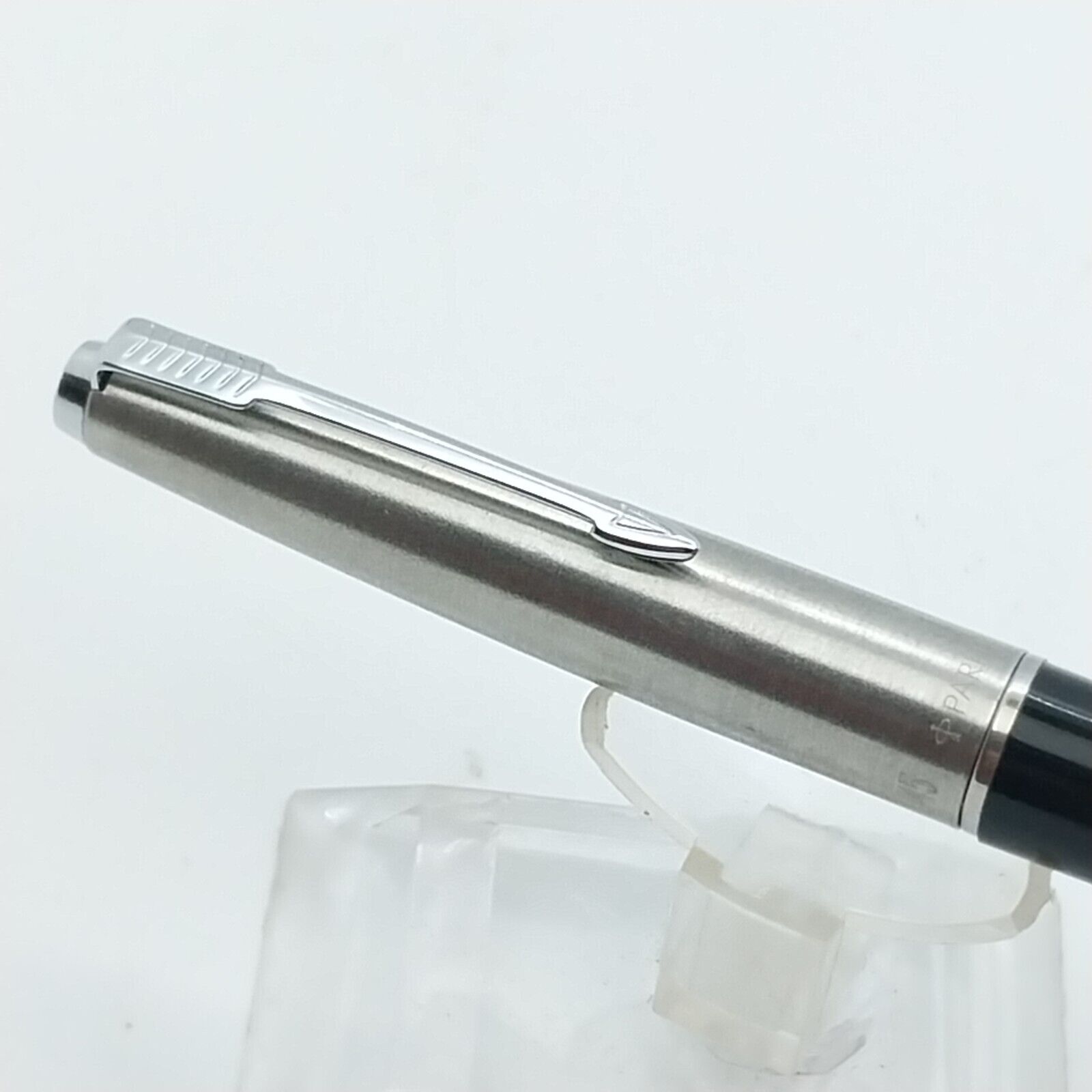 ⁦قلم حبر باركر 45 النادر، ذو رأس رفيع، لون أسود، إنجلترا #11537⁩ - الصورة ⁦9⁩