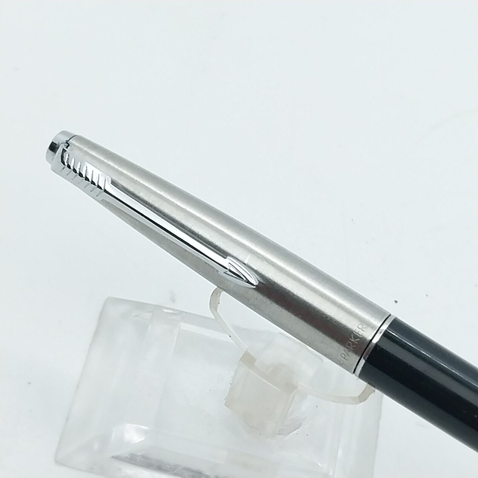 ⁦قلم حبر باركر 45 النادر، رأس متوسط، لون أسود، إنجلترا #11538⁩ - الصورة ⁦12⁩