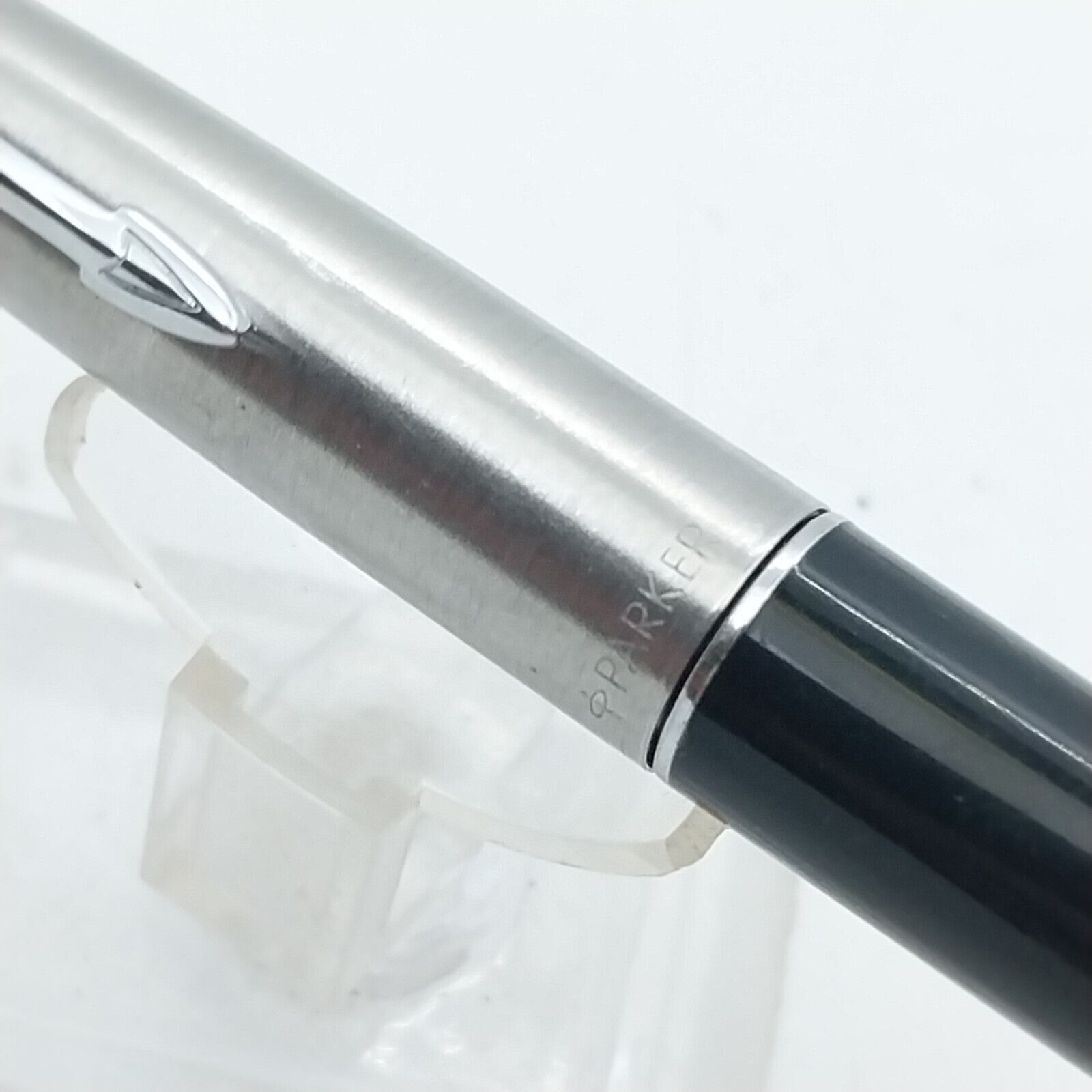 ⁦قلم حبر باركر 45 النادر، رأس متوسط، لون أسود، إنجلترا #11538⁩ - الصورة ⁦15⁩