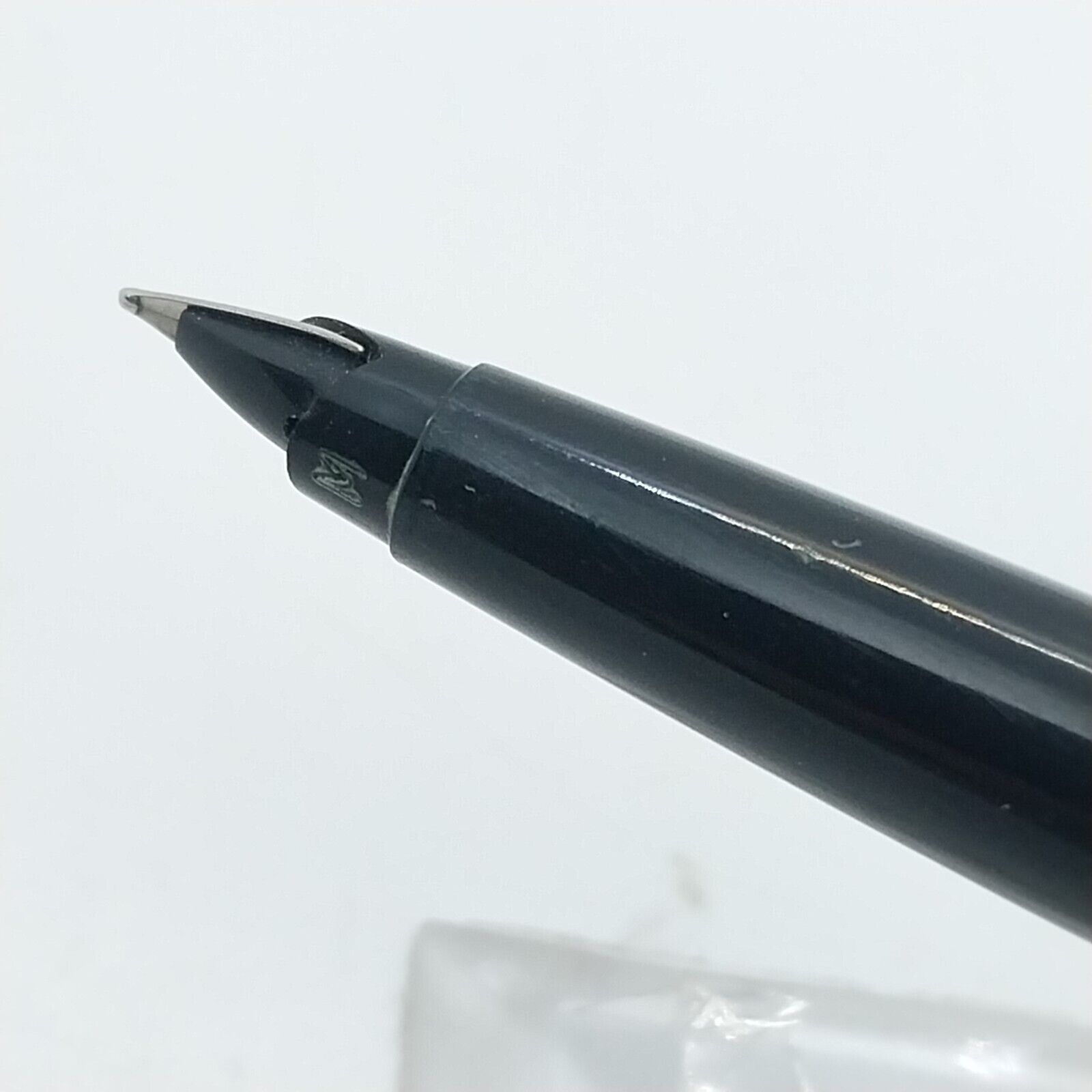 ⁦قلم حبر باركر 45 النادر، رأس متوسط، لون أسود، إنجلترا #11538⁩ - الصورة ⁦6⁩
