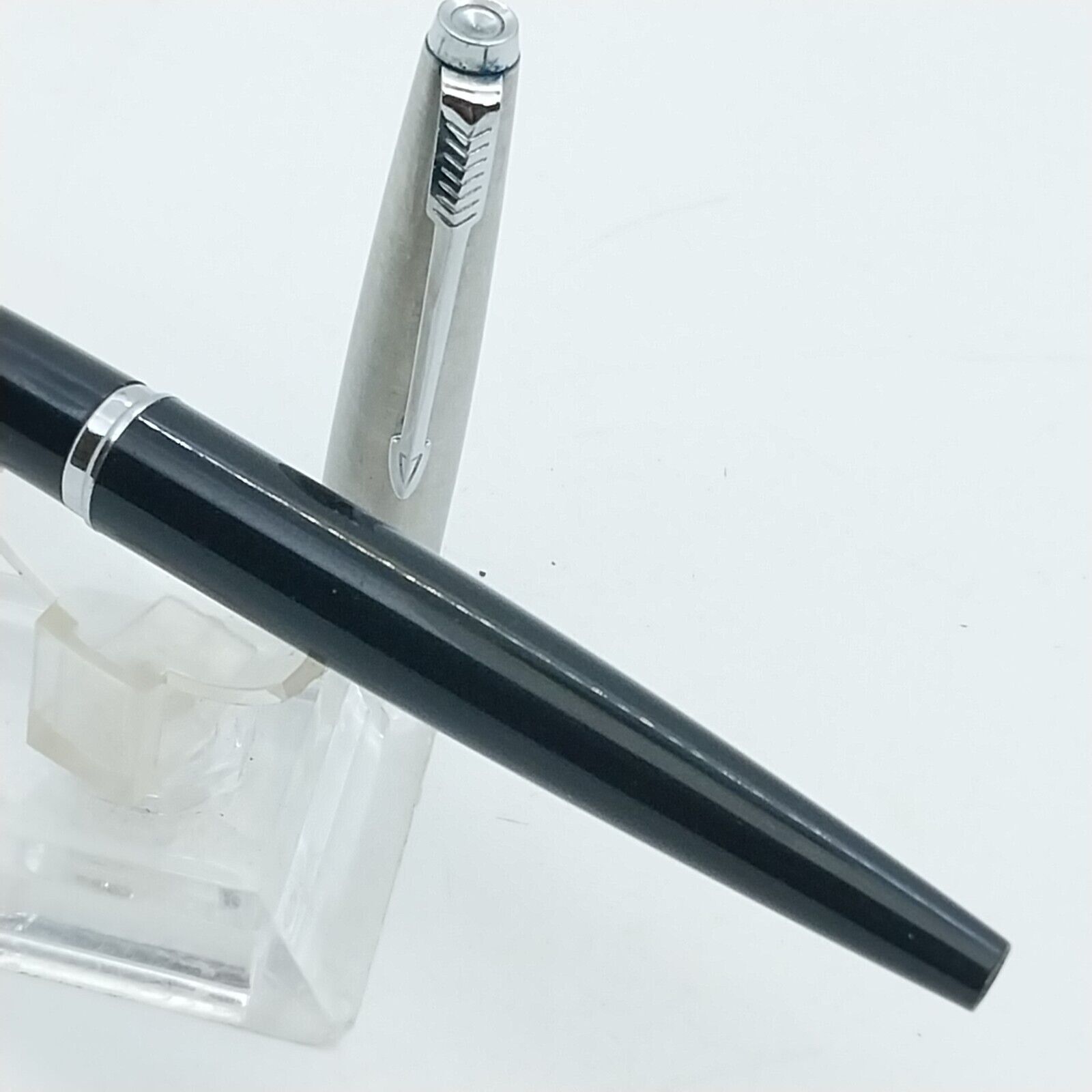 ⁦قلم حبر باركر 45 النادر، رأس متوسط، لون أسود، إنجلترا #11538⁩ - الصورة ⁦9⁩