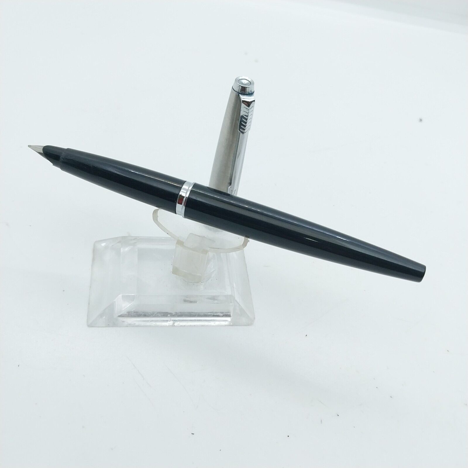 قلم حبر باركر 45 النادر، رأس متوسط، لون أسود، إنجلترا #11538