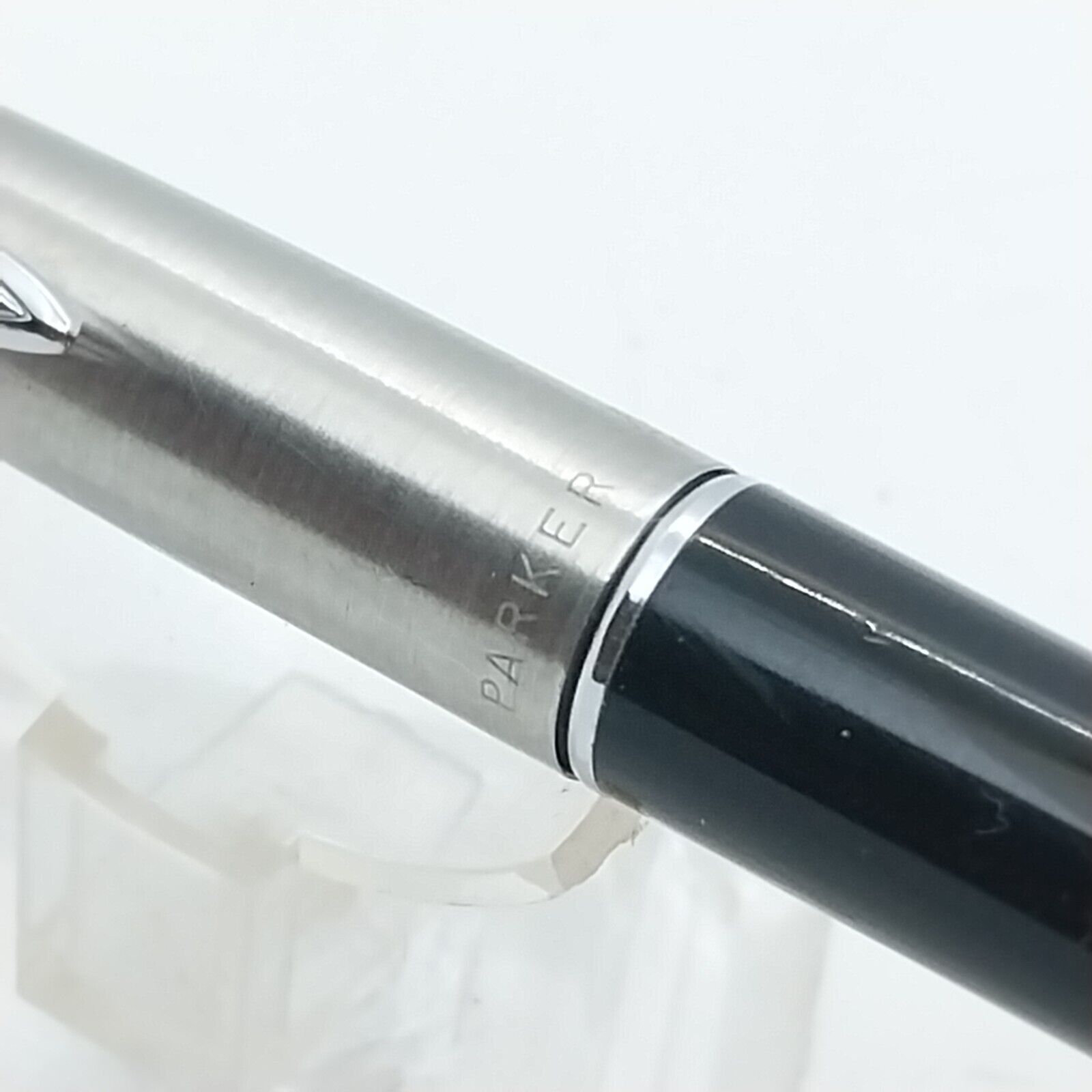 ⁦قلم حبر باركر 45 النادر من ماركة مينت، رأس F، لون أسود، الولايات المتحدة الأمريكية رقم 11534⁩ - الصورة ⁦14⁩