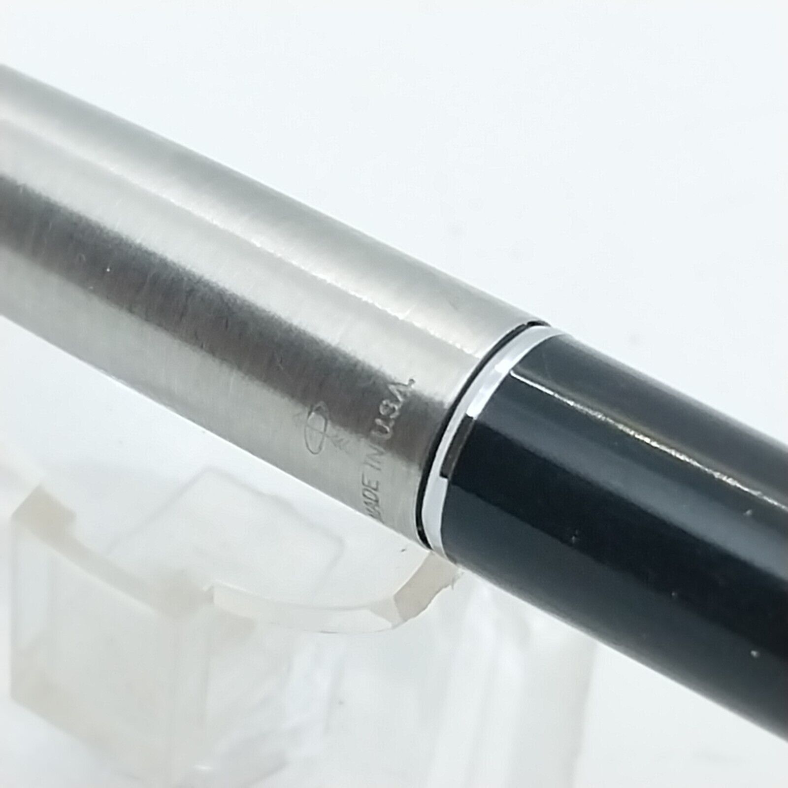 ⁦قلم حبر باركر 45 النادر من ماركة مينت، رأس F، لون أسود، الولايات المتحدة الأمريكية رقم 11534⁩ - الصورة ⁦15⁩