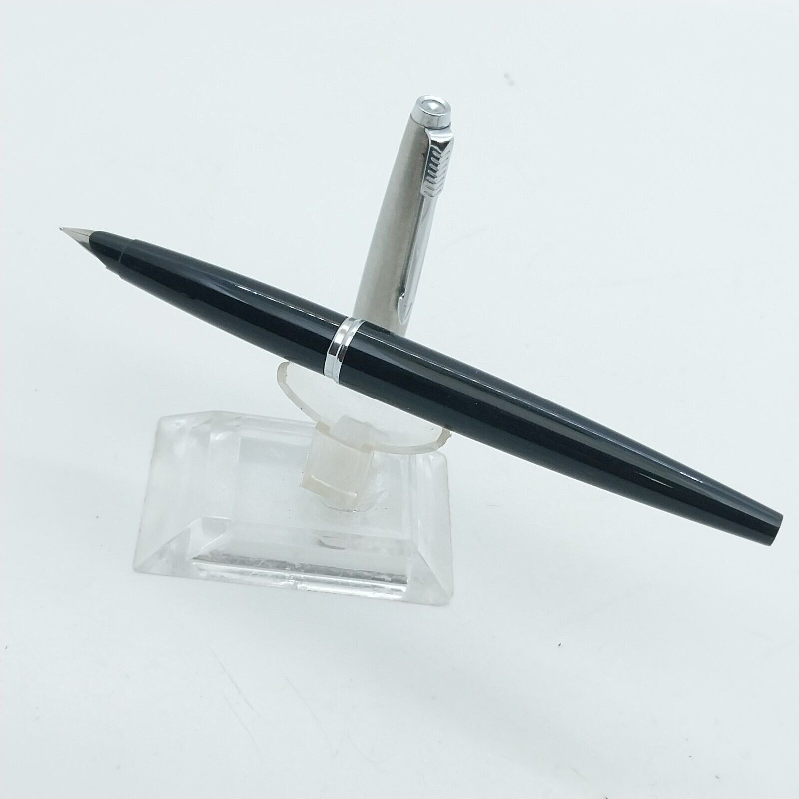 قلم حبر باركر 45 النادر من ماركة مينت، رأس F، لون أسود، الولايات المتحدة الأمريكية رقم 11534