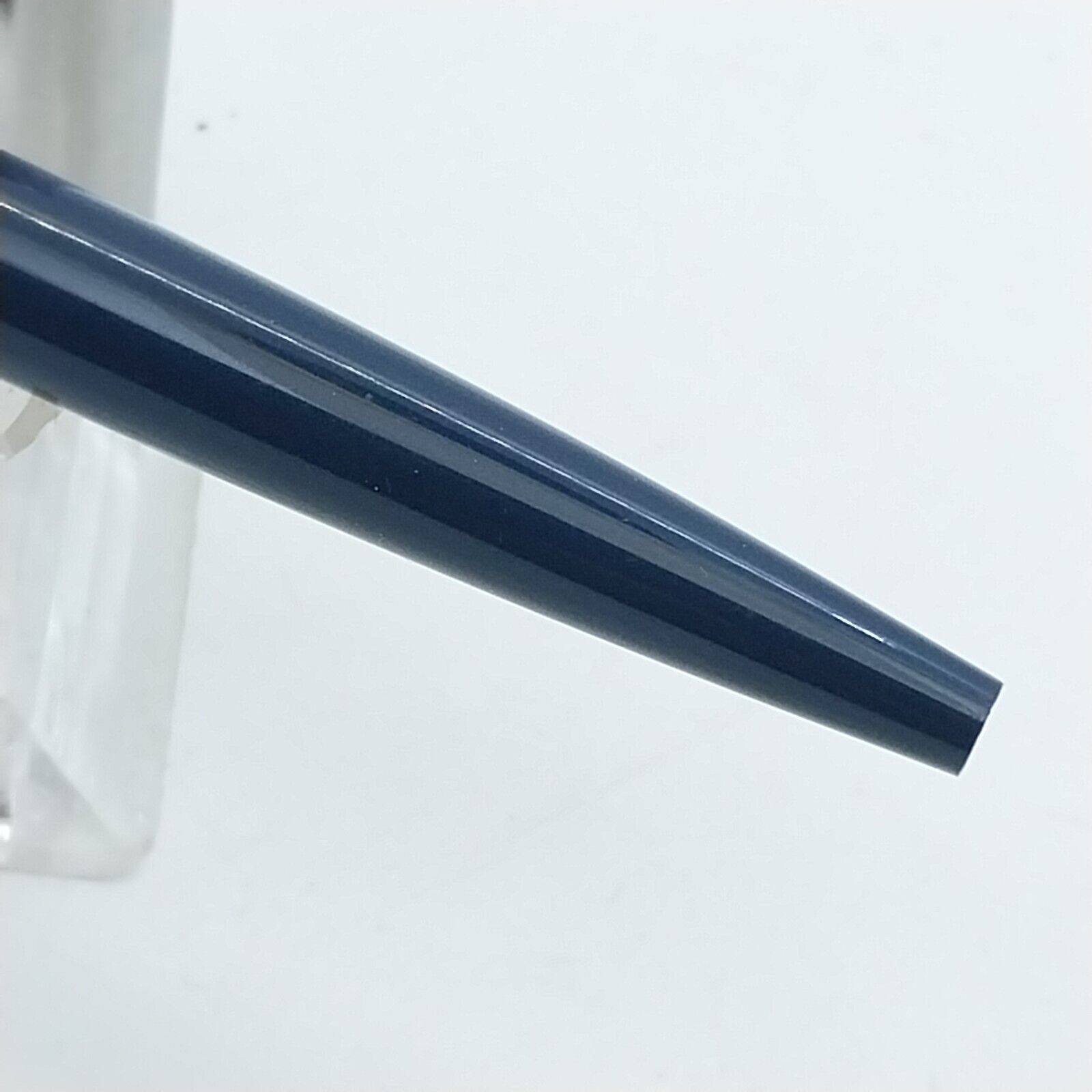 ⁦قلم حبر باركر 45 النادر من مينت، رأس متوسط، لون أزرق داكن، الولايات المتحدة الأمريكية رقم 11533⁩ - الصورة ⁦7⁩