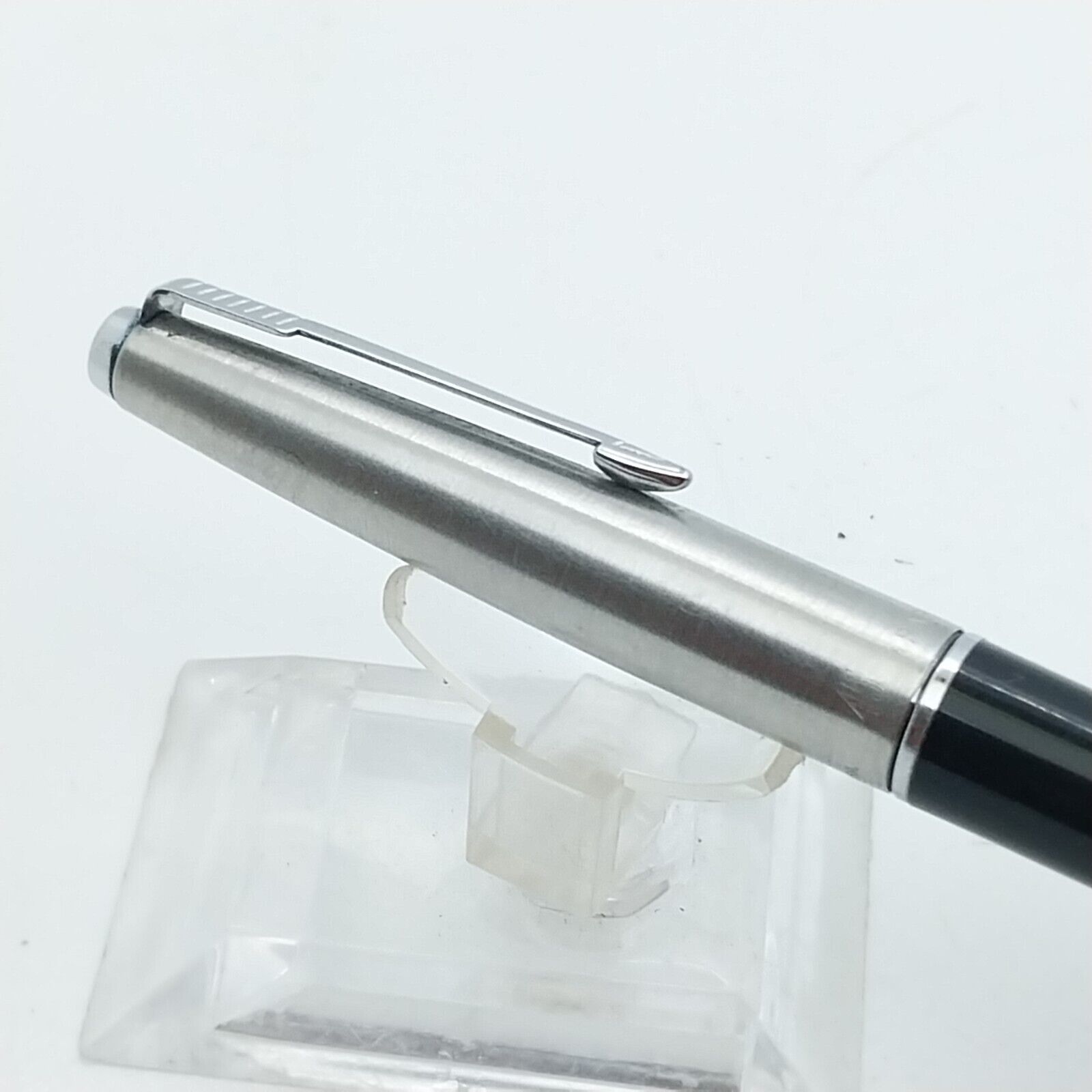 ⁦قلم حبر باركر 45 النادر من ماركة مينت، رأس XF، لون أسود، رقم الولايات المتحدة الأمريكية 11535⁩ - الصورة ⁦13⁩