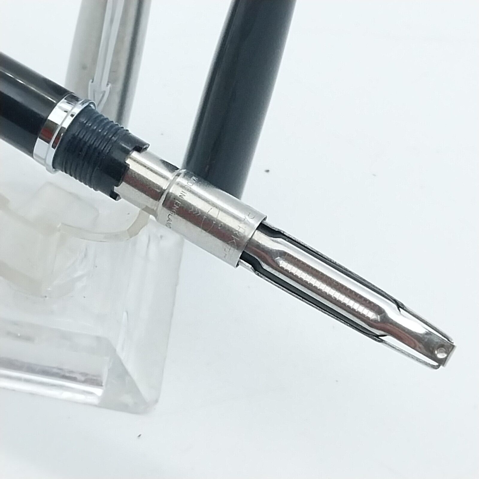 ⁦قلم حبر باركر 45 النادر، رأس F، لون أسود، الولايات المتحدة الأمريكية رقم 11539⁩ - الصورة ⁦9⁩