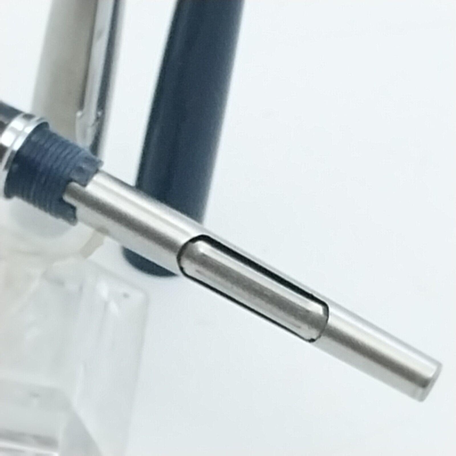 ⁦قلم حبر باركر 45 النادر، رأس مكسور، لون أزرق داكن، الولايات المتحدة الأمريكية رقم 11532⁩ - الصورة ⁦10⁩