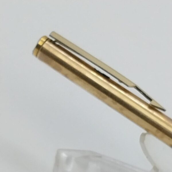 Vintage Rare Parker Arrow Ballpoint Twist gold Plated Cap,1985 ,England #115666 - Image 11