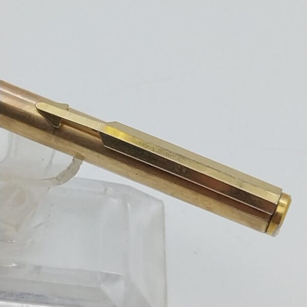 Vintage Rare Parker Arrow Ballpoint Twist gold Plated Cap,1985 ,England #115666 - Image 3