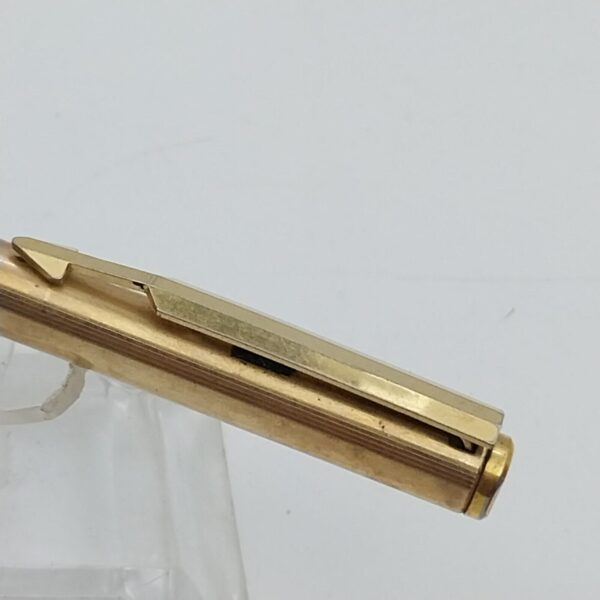 Vintage Rare Parker Arrow Ballpoint Twist gold Plated Cap,1985 ,England #115666 - Image 4