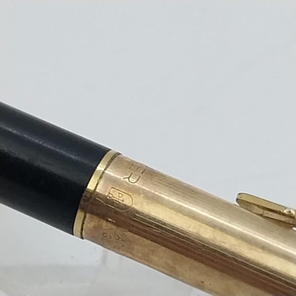 Vintage Rare Parker Arrow Ballpoint Twist gold Plated Cap,1985 ,England #115666 - Image 7