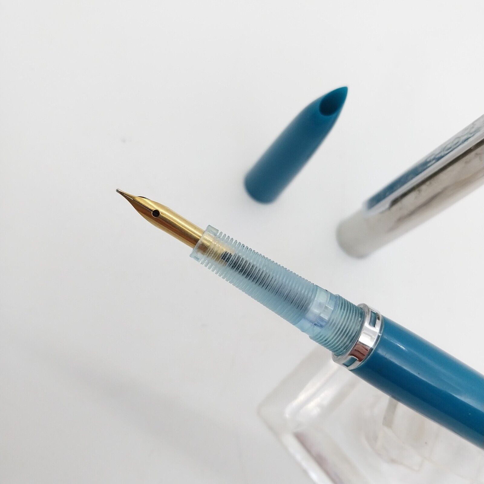 ⁦قلم حبر جاف ونافذة شبابي نادر 338، رأس ذهبي، الصين رقم 11376⁩ - الصورة ⁦3⁩