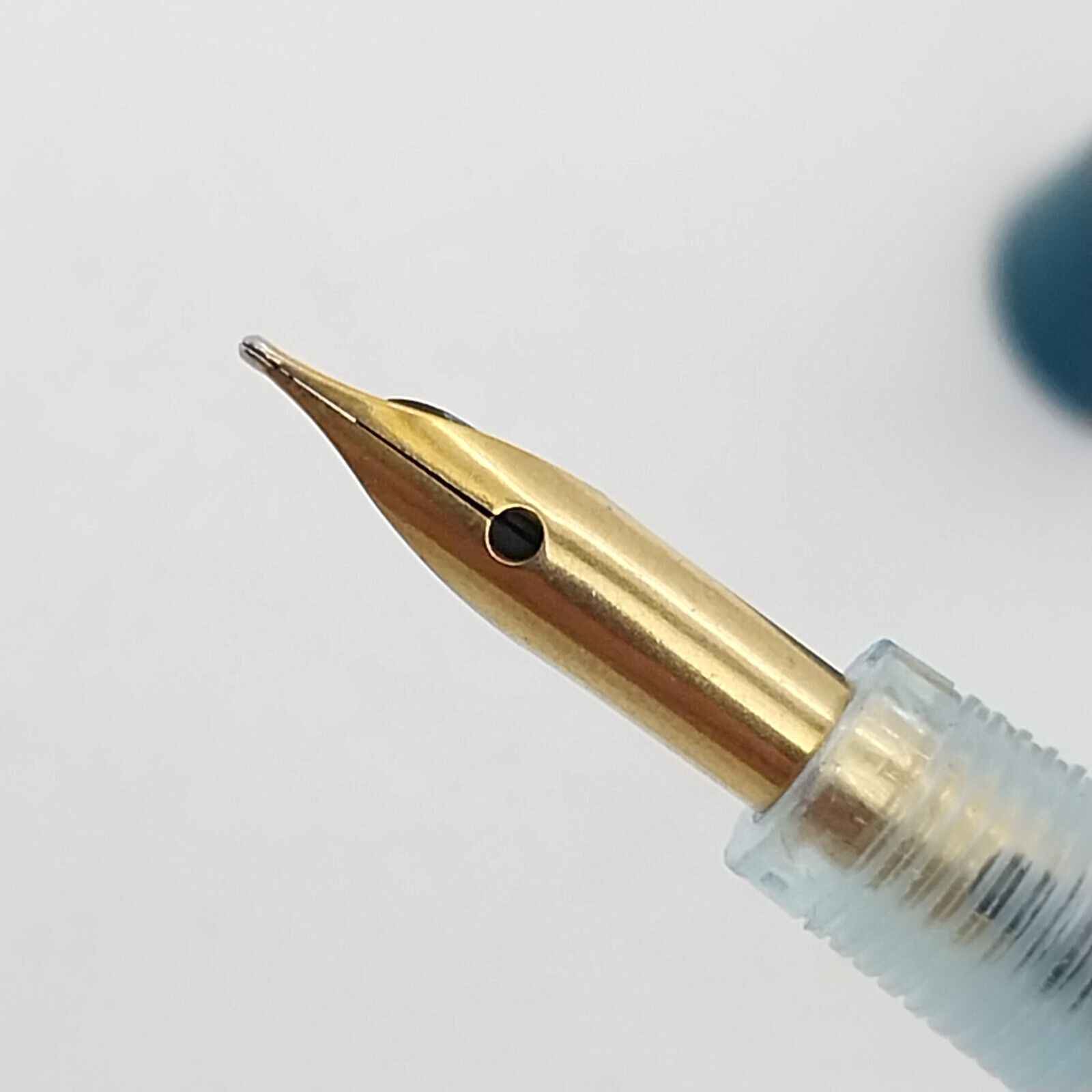 ⁦قلم حبر جاف ونافذة شبابي نادر 338، رأس ذهبي، الصين رقم 11376⁩ - الصورة ⁦4⁩