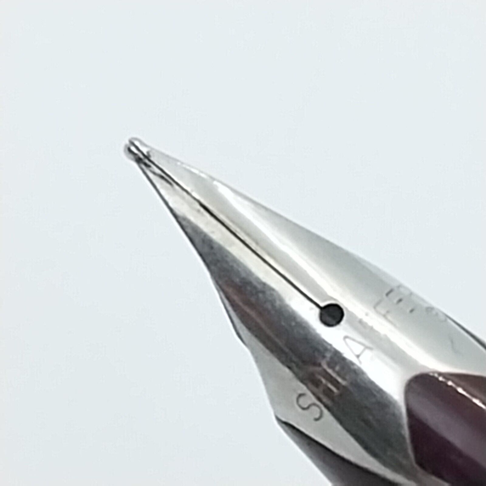 ⁦قلم حبر جاف عتيق من Sheaffer Imperial بلون عنابي، رأس F، الولايات المتحدة الأمريكية رقم 11543⁩ - الصورة ⁦12⁩