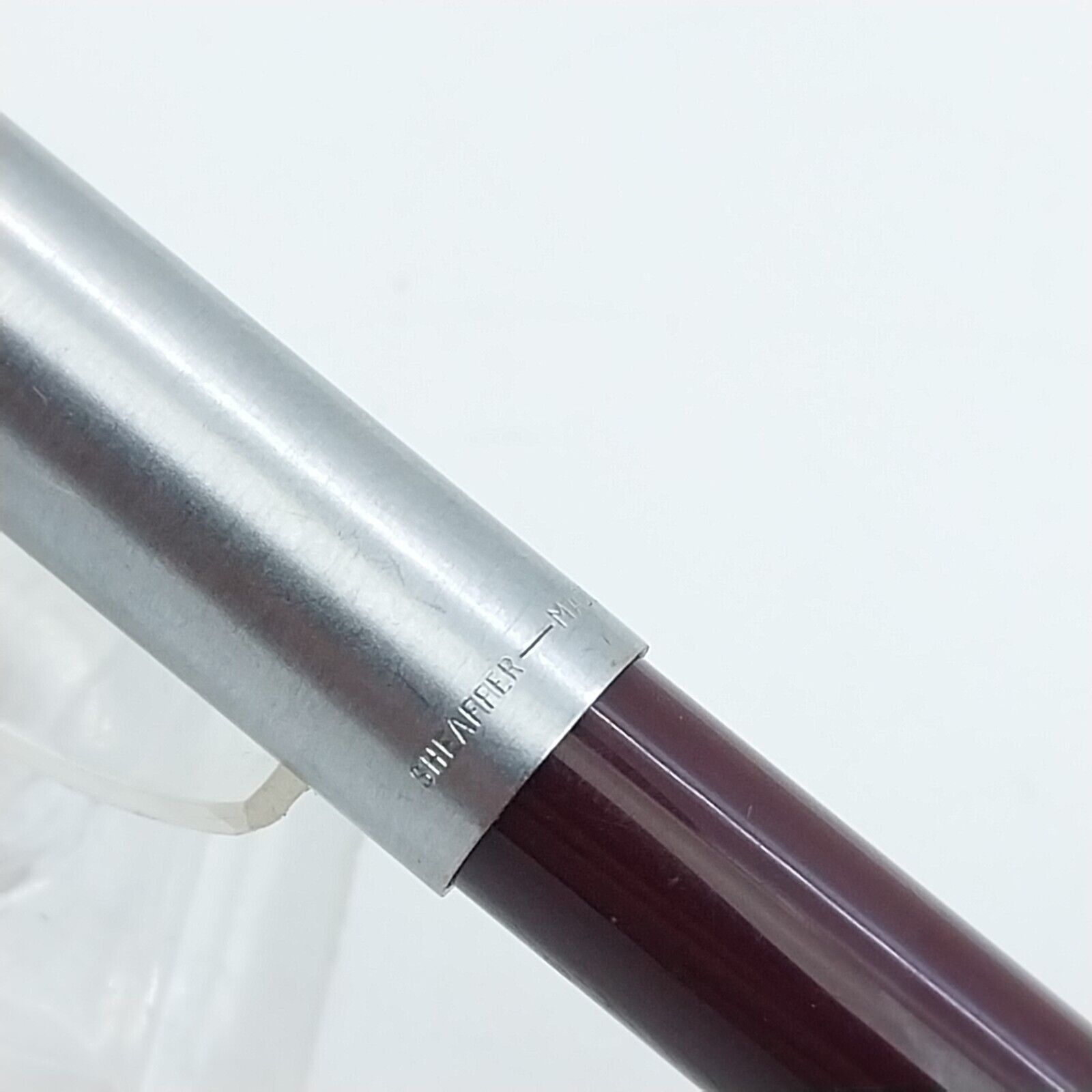 ⁦قلم حبر جاف عتيق من Sheaffer Imperial بلون عنابي، رأس F، الولايات المتحدة الأمريكية رقم 11543⁩ - الصورة ⁦15⁩