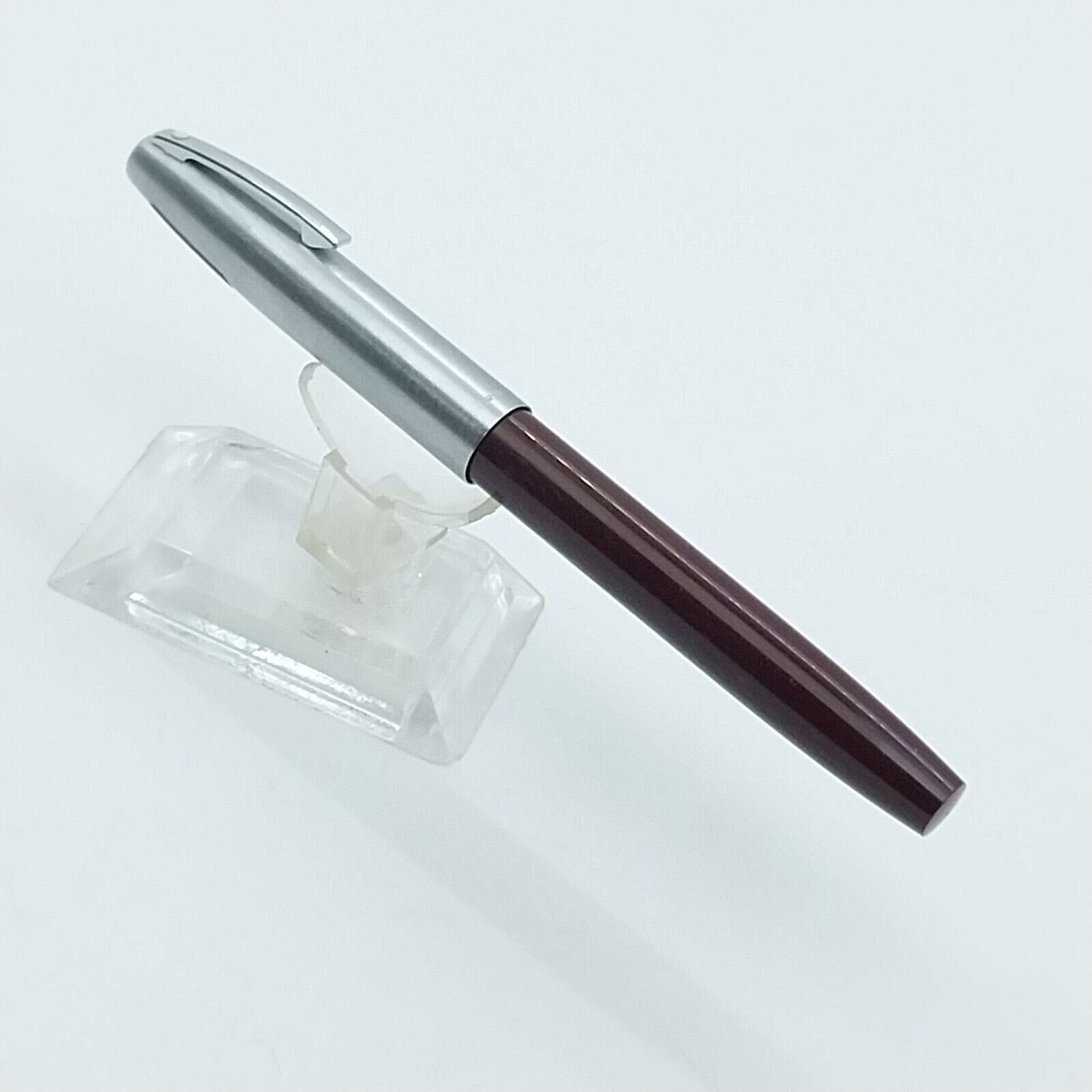 ⁦قلم حبر جاف عتيق من Sheaffer Imperial بلون عنابي، رأس F، الولايات المتحدة الأمريكية رقم 11543⁩ - الصورة ⁦22⁩