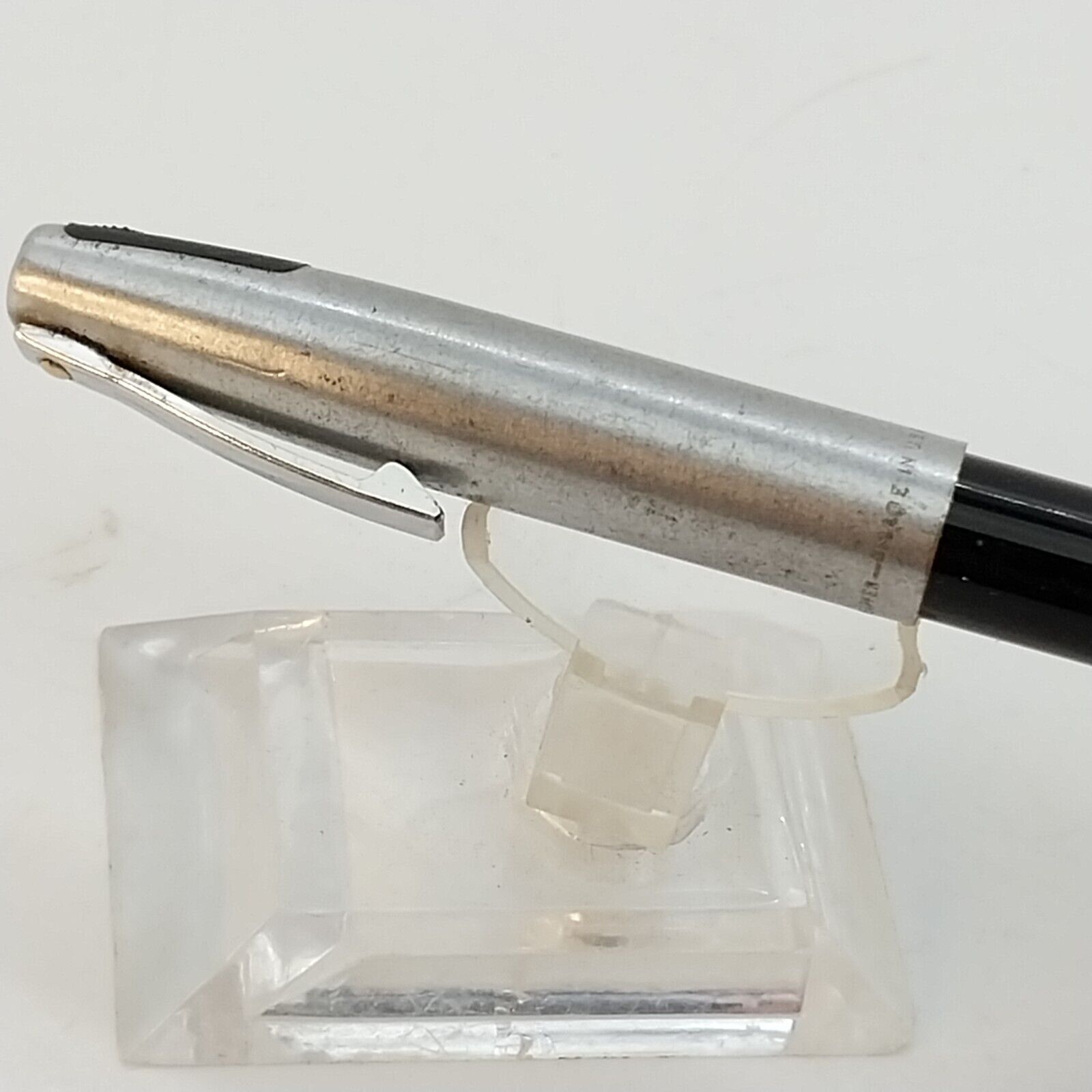 ⁦قلم حبر جاف شيفر إمبريال عتيق، رأس حبر F، لون أسود، غير مستعمل، الولايات المتحدة الأمريكية رقم 11511⁩ - الصورة ⁦12⁩